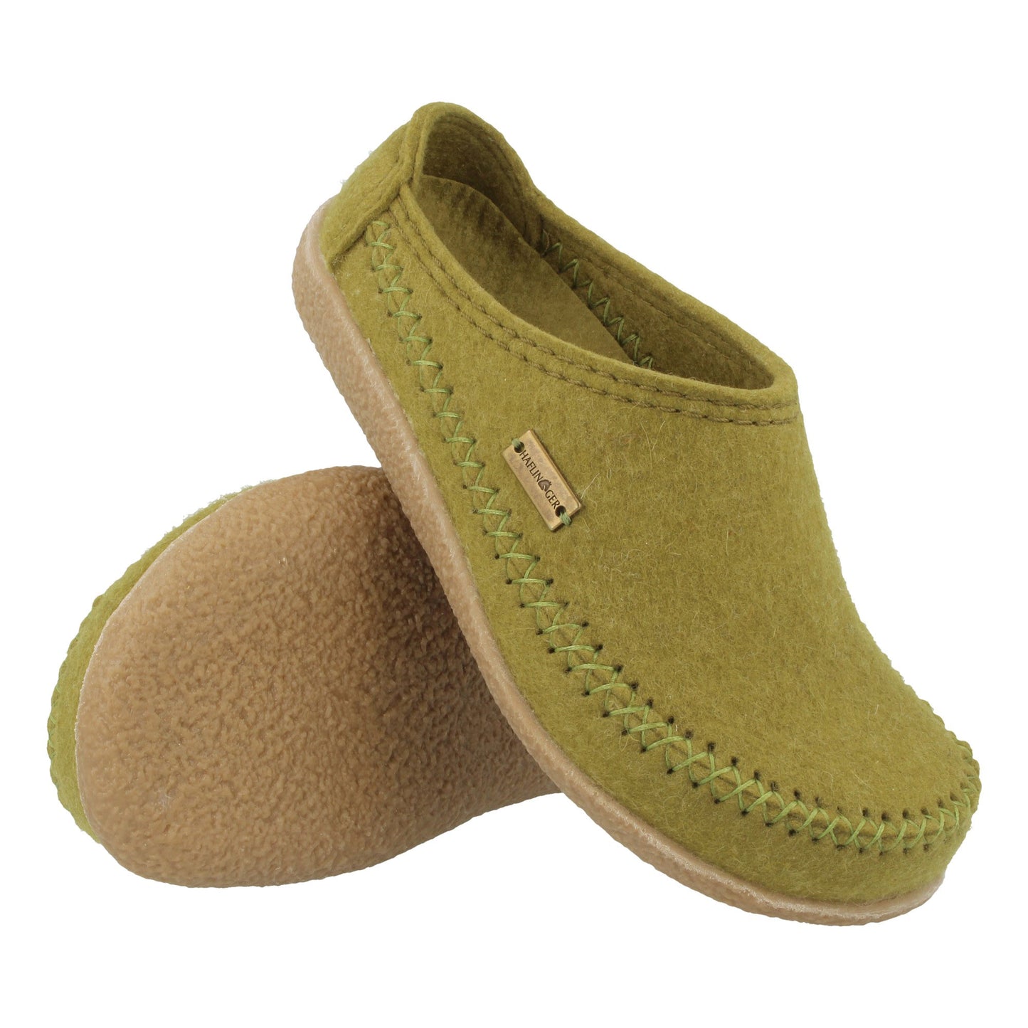 Haflinger Blizzard Credo Feltclog TR Sole green