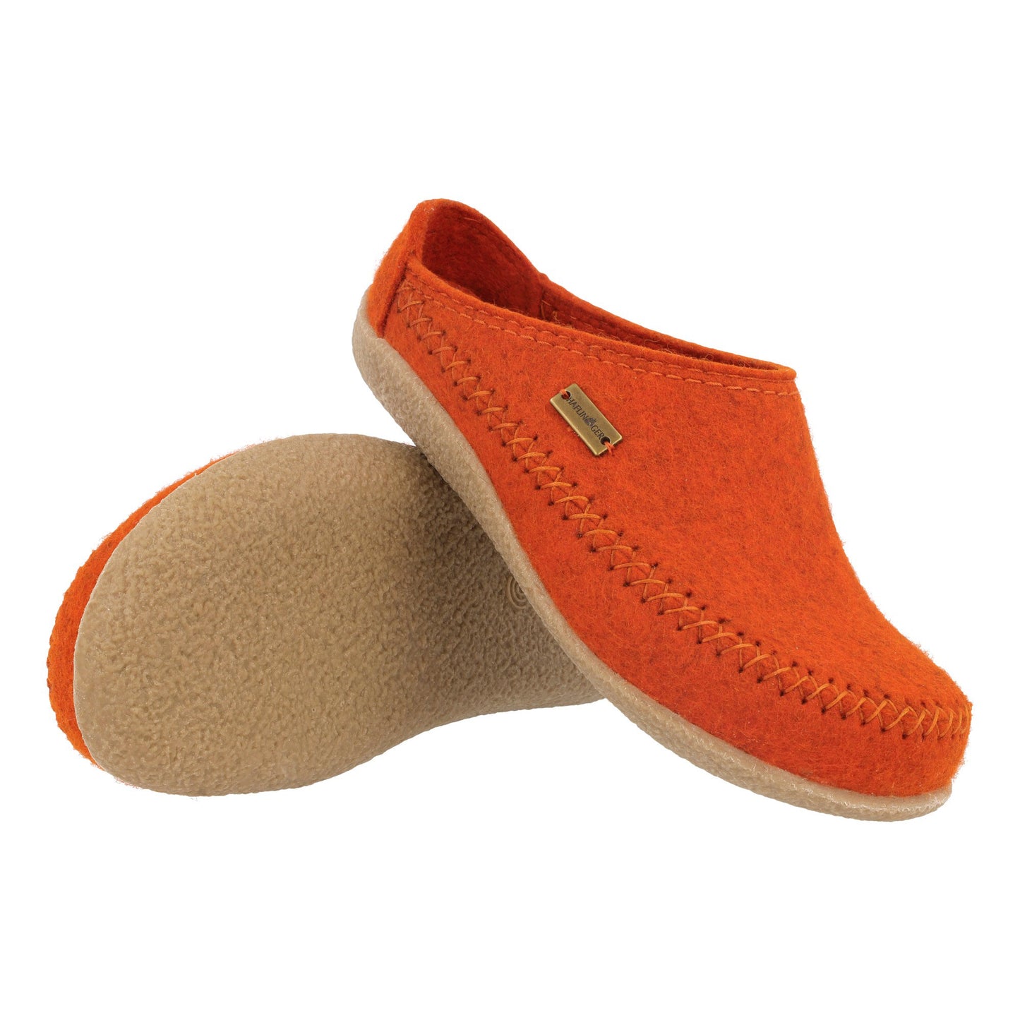 Haflinger Blizzard Credo Feltclog TR Sole orange