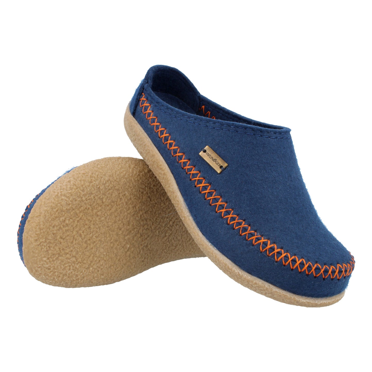 Haflinger Blizzard Credo Feltclog TR Sole blue