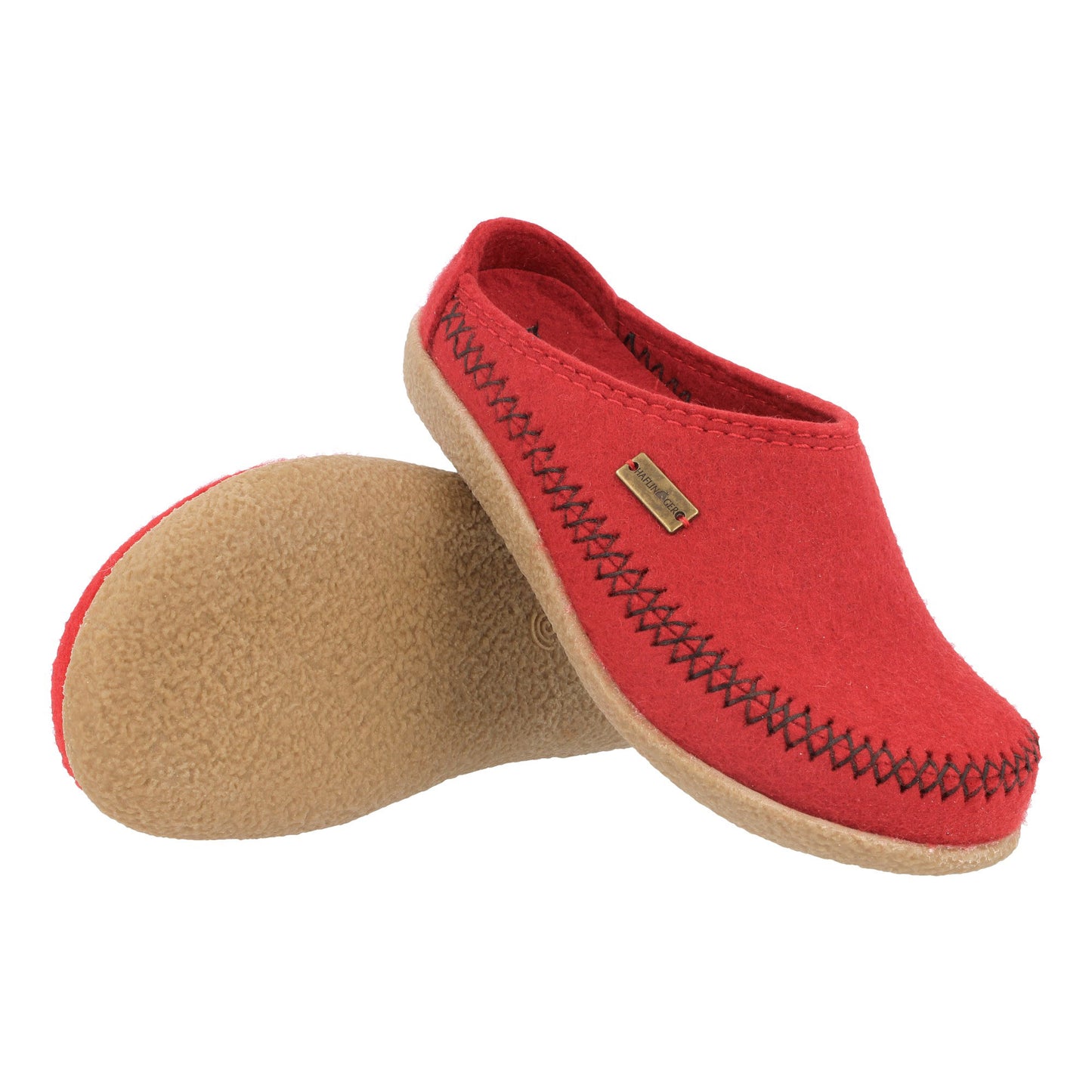 Haflinger Blizzard Credo Feltclog TR Sole red