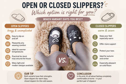 Open-toed or closed-toe slippers?