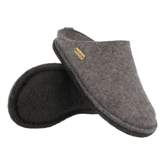 Haflinger AR Soft felt slipper unisex felt sole anthracite 