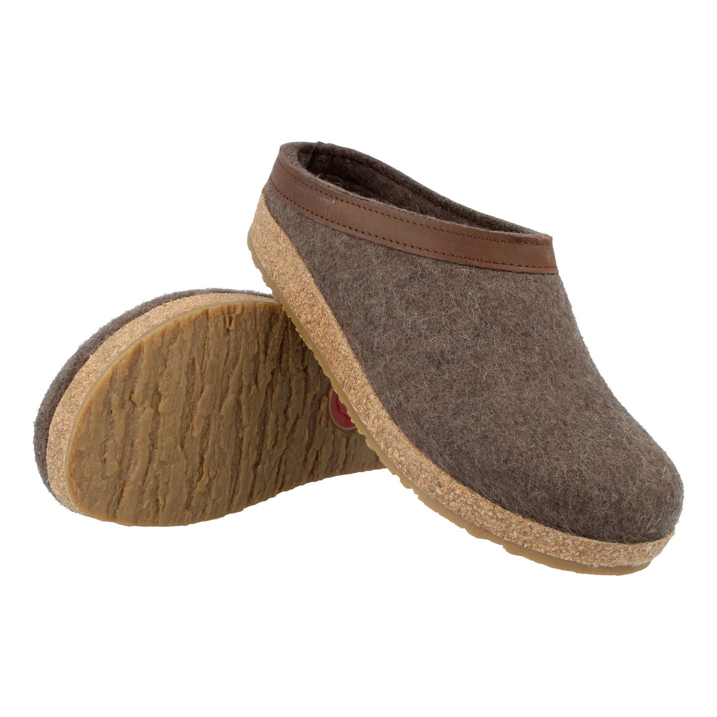 grizzly GZL slipper brown woolfelt