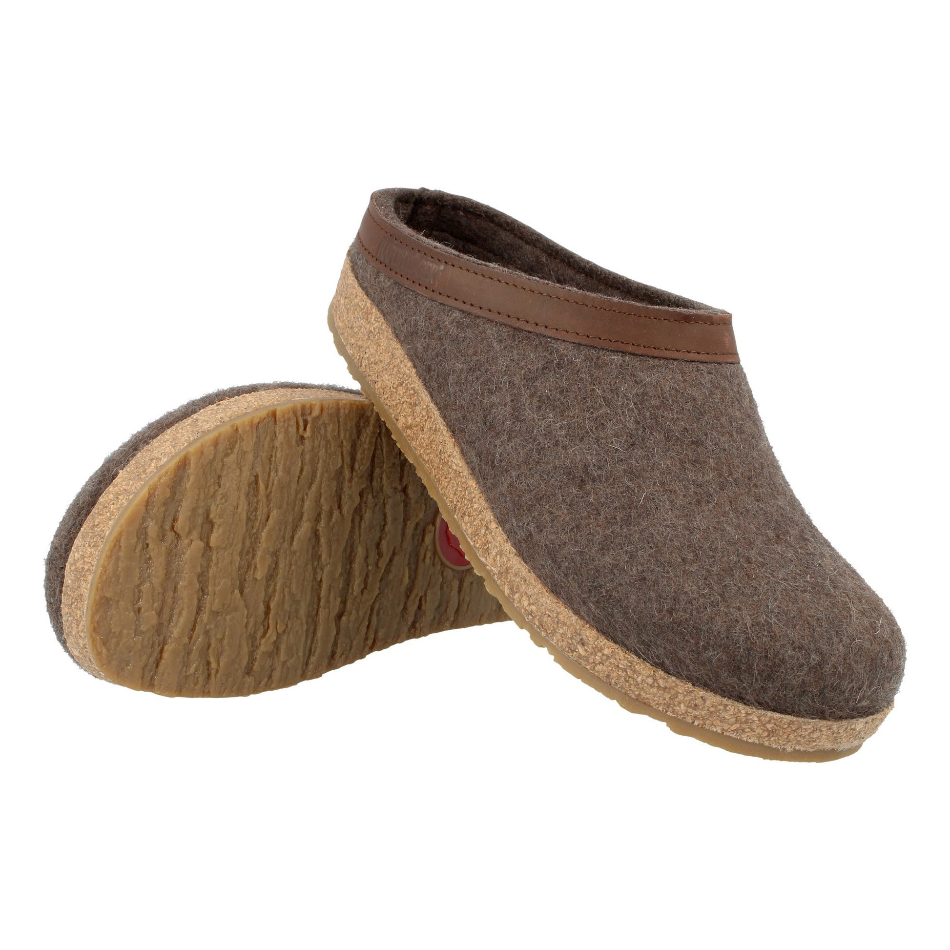 grizzly GZL slipper brown woolfelt