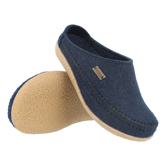 Haflinger Blizzard Credo Feltclog TR Sole blue